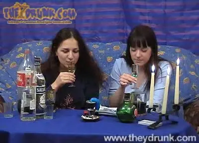 Two drunken chicks fuck with hahal