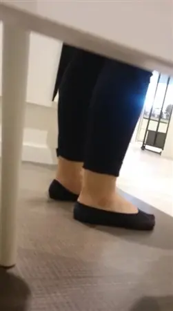 Hidden camera in the fitting room removed the fat ass wedge