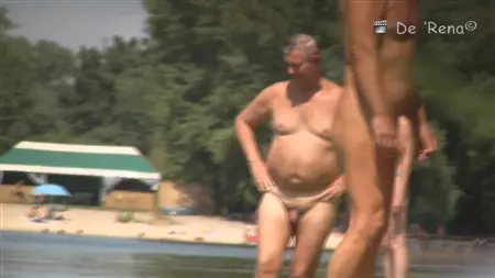 The asses of nudists fell under the sight of a hidden camera